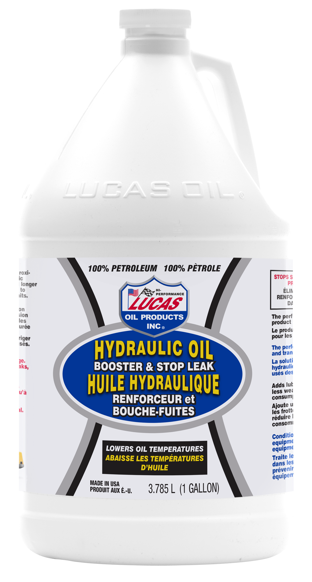 Surpresseur et dispositif d'arrêt des fuites d'huile hydraulique, 3,786 L